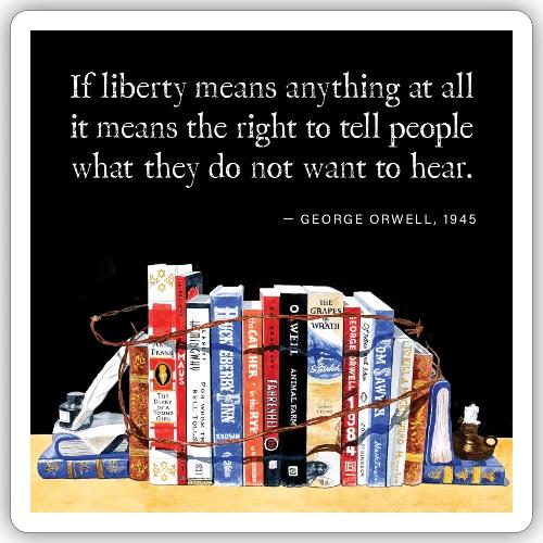 Still Life with Banned Books - Sticker