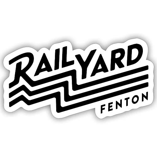Black Railyard Logo - Sticker