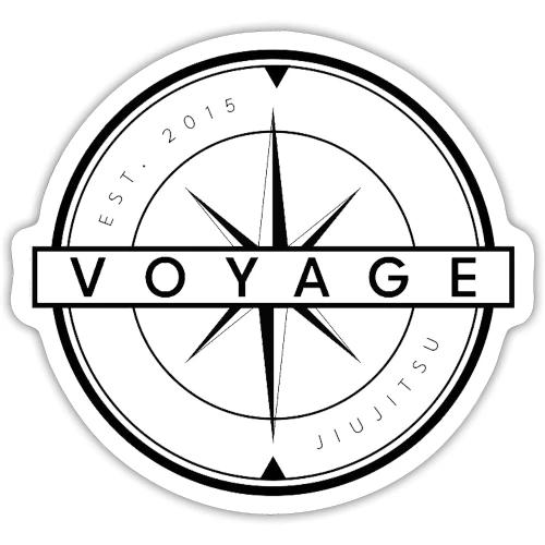 Voyage Black Compass Black - Sticker