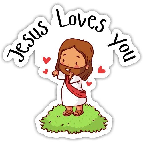 Jesus Loves You - Sticker
