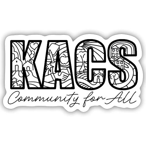 KACS Community For All - Sticker