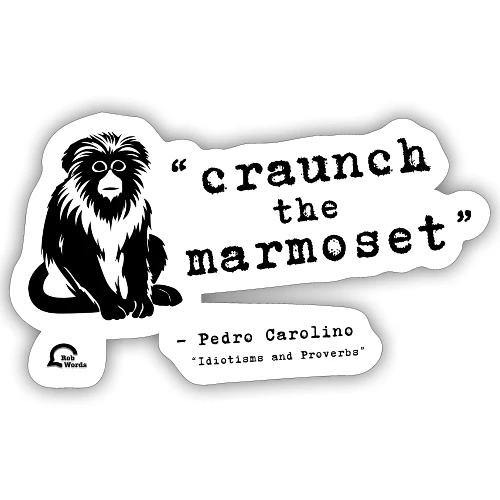 Craunch the Marmoset - Sticker