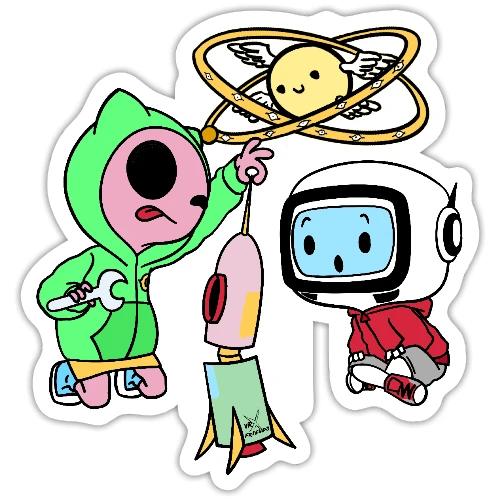 VRX Friends Spaceship - Sticker