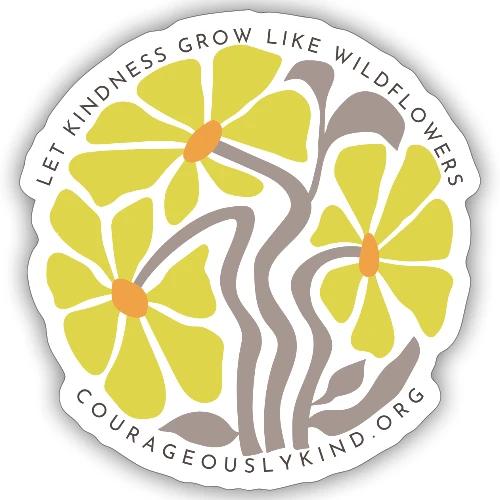Let Kindness Grow sticker! - Sticker