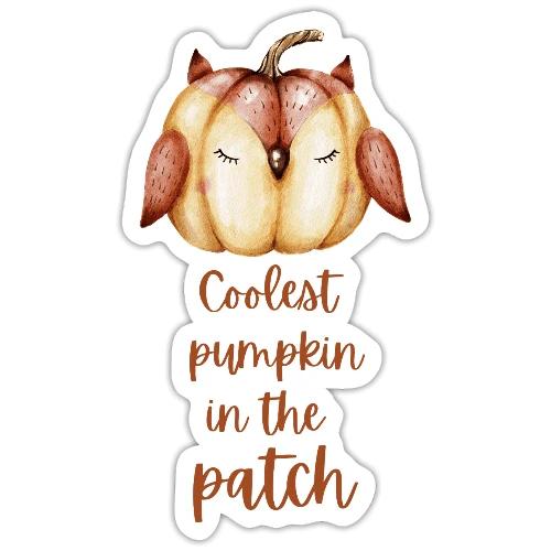 Coolest pumpkin in the patch - Sticker
