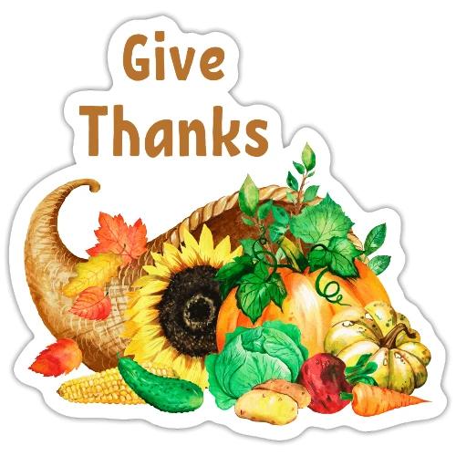 Give thanks - Sticker