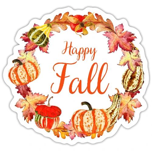 Happy Fall - Sticker
