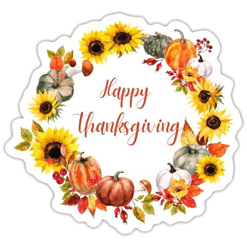 Happy thanksgiving - Sticker