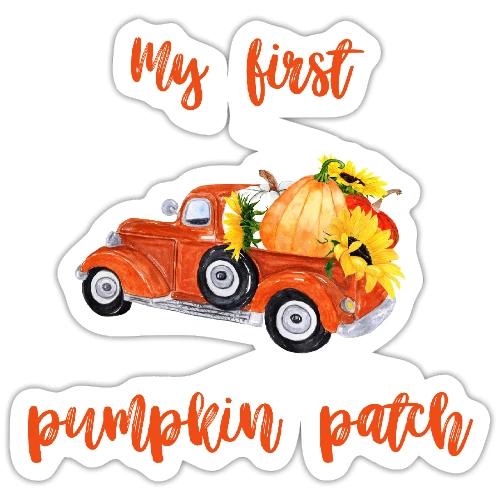 My first pumpkin patch - Sticker