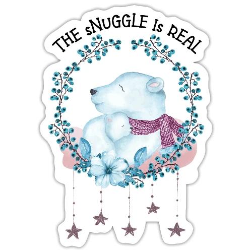 The snuggle is real - Sticker
