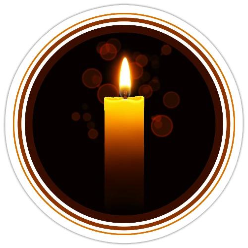 Candle - Sticker