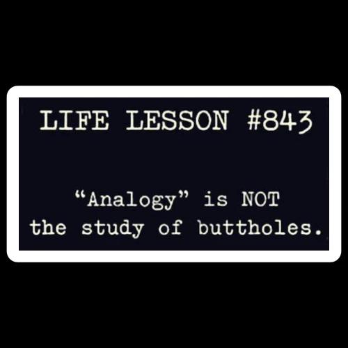 Analogy - Sticker