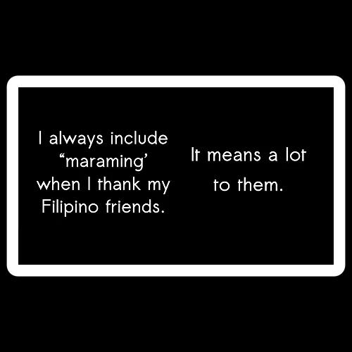 Maraming - Sticker