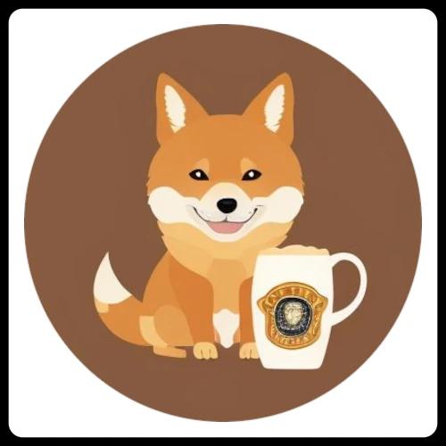 Doggo with Beer - Sticker