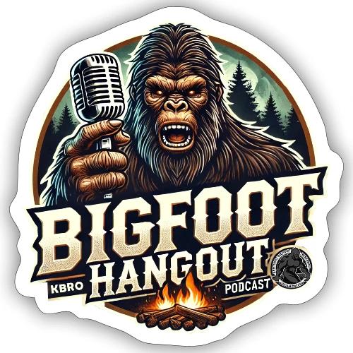 Bigfoot Hangout Podcast Logo - Sticker