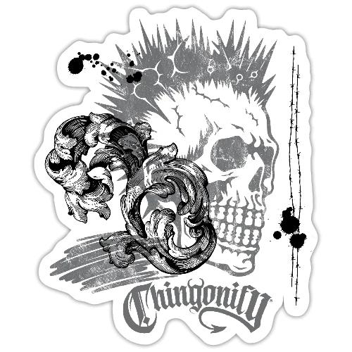 PUNK SKULL - Sticker