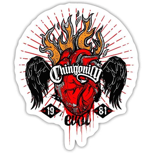 CORAZON ARDIENTE - Sticker