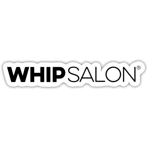 Whip Salon Horizontal Logo - Sticker