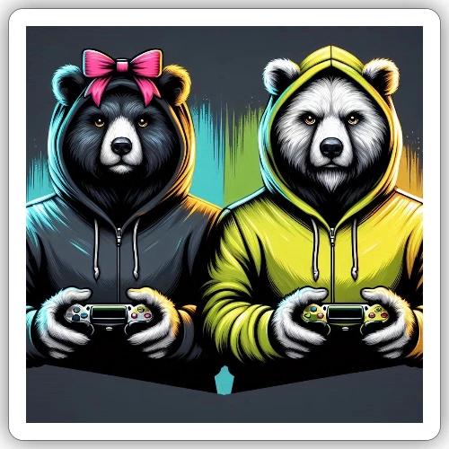 Gamer Bears - Sticker