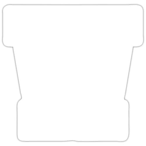 White Letter W – Varsity Alphabet Monogram - Sticker