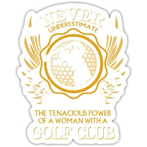 Fierce Women Golfers: Tenacious Power on the Golf - Sticker