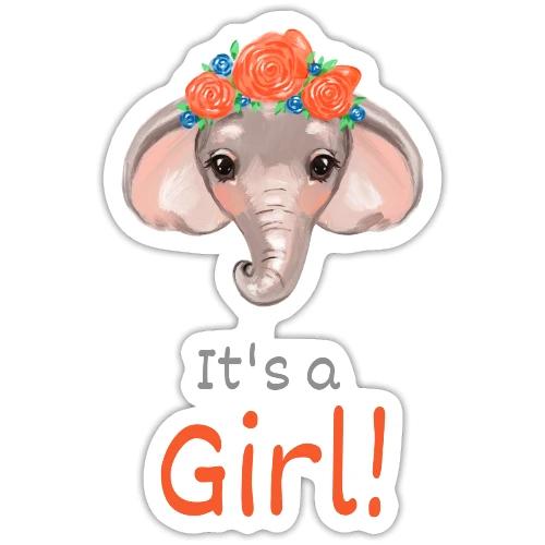 It s a girl - Sticker