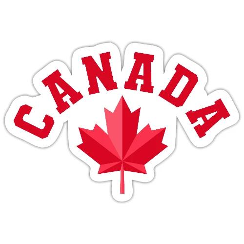 Canada with maple leaf - Sticker