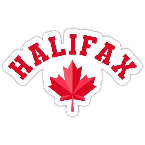 Halifax with maple leaf - Sticker