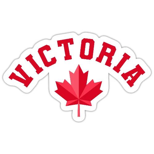 Victoria with maple leaf - Sticker