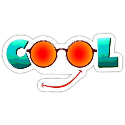 Stay Cool Chill Vibes Design - Sticker