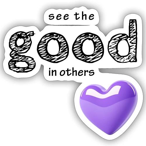 Smoon City_See the Good in Others - Sticker