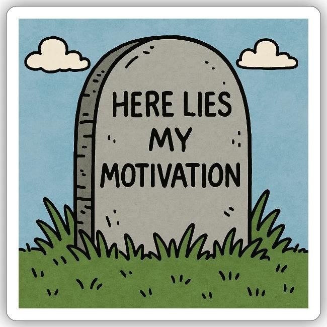 Motivations Cartoon Tombstone