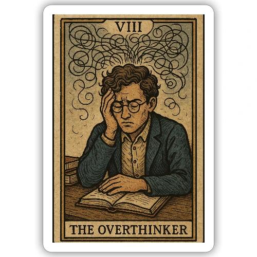 The Overthinker Tarot - Sticker