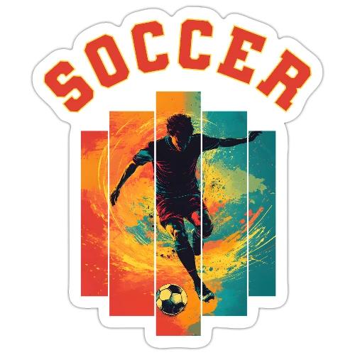 Soccer Heartbeat - Sticker