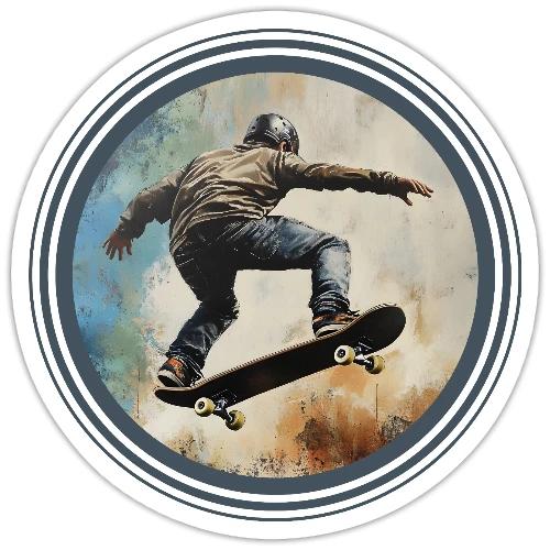 Skateboarding Energy - Sticker