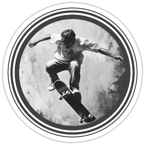 Skateboarding Vibes Only - Sticker