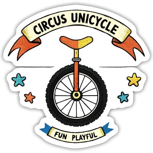Circus Unicycle - Sticker