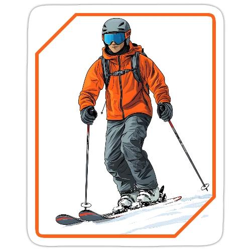 Skiing Thrill Ride - Sticker