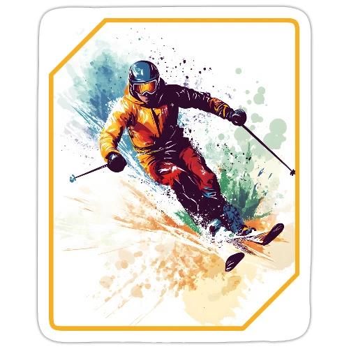Winter Skiing Escape - Sticker