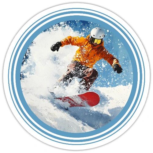 Snowboarding Edge - Sticker