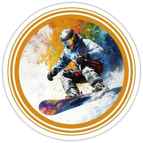 Snowboarding Dreams - Sticker