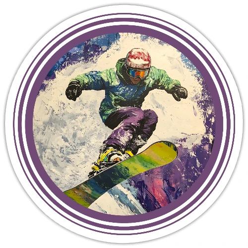 Snowboarding Soul - Sticker