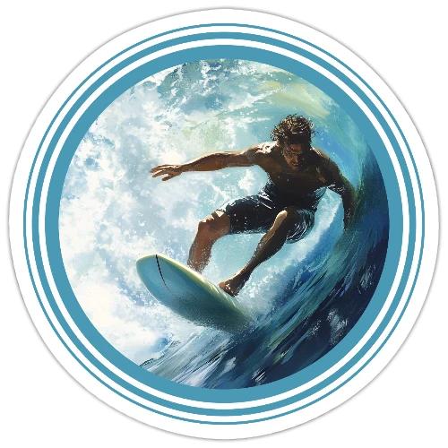Surfing Freedom - Sticker