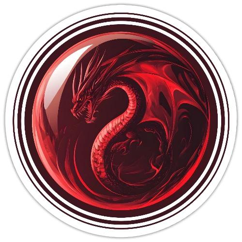 Dragon Orb - Sticker