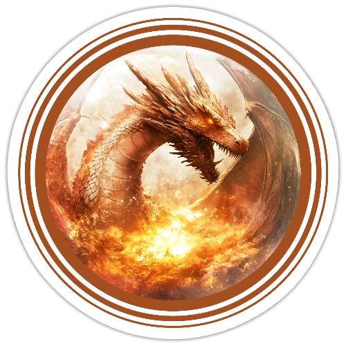 Dragon's Wrath - Sticker