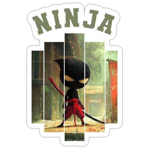 Cute Ninja Attack - Sticker