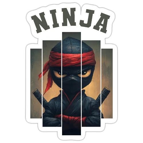 Cartoon Ninja Vibes - Sticker