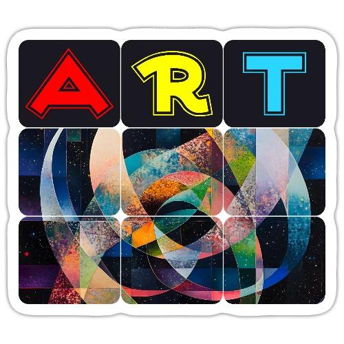 Art of Stripes and Shades - Sticker