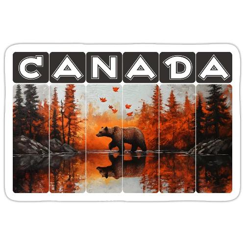 Canada Wilderness Art - Sticker