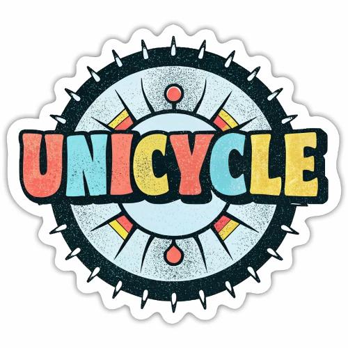 Unicycle Spike - Sticker
